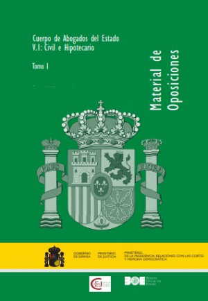 Cubierta de CUERPO DE ABOGADOS DEL ESTADO V.1: CIVIL E HIPOTECARIO