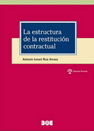 Cubierta de LA ESTRUCTURA DE LA RESTITUCIÓN CONTRACTUAL