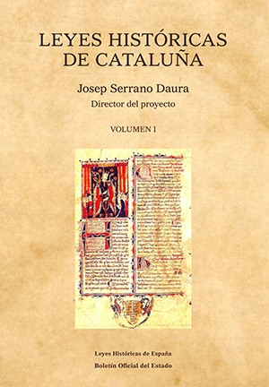 Cubierta de LEYES HISTÓRICAS DE CATALUÑA