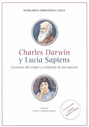 Cubierta de CHARLES DARWIN Y LUCÍA SAPIENS