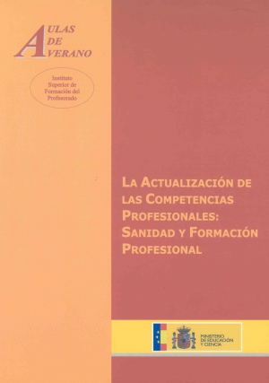 Cubierta de ACTUALIZACIÓN DE LAS COMPETENCIAS PROFESIONALES: SANIDAD Y FORMACIÓN PROFESIONAL
