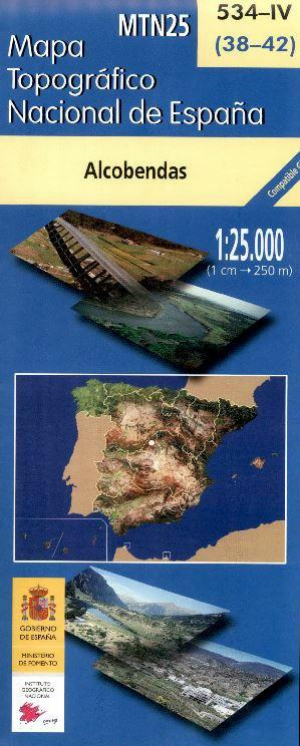 ALCOBENDAS. MAPA TOPOGRAFICO NACIONAL DE ESPAÑA. MTN25 534 IV 1: 25000