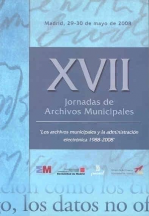 Cubierta de XVII JORNADAS DE ARCHIVOS MUNICIPALES