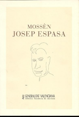 Cubierta de MOSSÈN JOSEP ESPASA