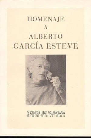 HOMENAJE A ALBERTO GARCÍA ESTEVE