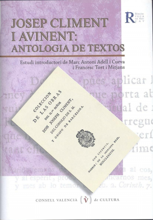 Cubierta de JOSEP CLIMENT I AVINENT: ANTOLOGIA DE TEXTOS