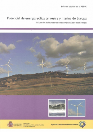 Cubierta de POTENCIAL DE ENERGÍA EÓLICA TERRESTRE Y MARINA DE EUROPA