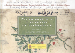 FLORA AGRÍCOLA Y FORESTAL DE AL-ANDALUS