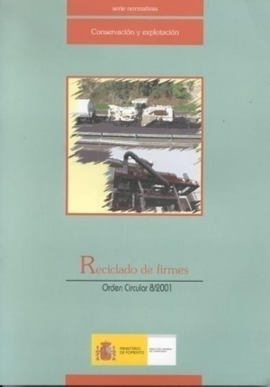 Cubierta de RECICLADO DE FIRMES (LIBRO Y CD-ROM)