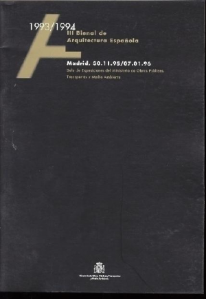 1993/1994
III BIENAL DE ARQUITECTURA ESPAÑOLA