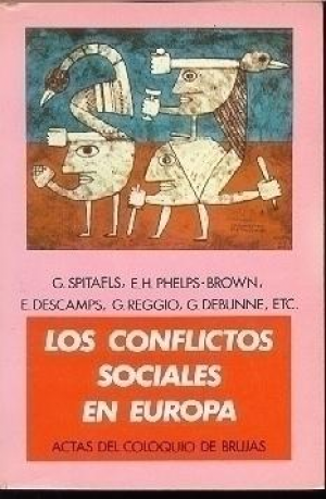 Cubierta de LOS CONFLICTOS SOCIALES EN EUROPA