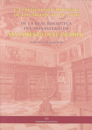 Cubierta de CATÁLOGO DE IMPRESOS DE LOS SIGLOS XVI AL XVIII