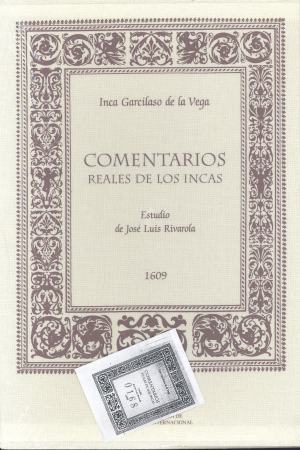 Cubierta de COMENTARIOS REALES DE LOS INCAS. 1609. EDICION FACSIMIL