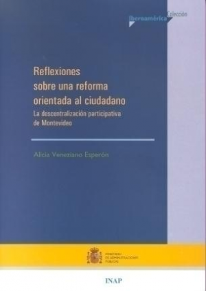 Cubierta de REFLEXIONES SOBRE UNA REFORMA ORIENTADA AL CIUDADANO