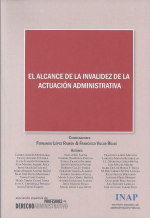 Cubierta de EL ALCANCE DE LA INVALIDEZ DE LA ACTUACIÓN ADMINISTRATIVA