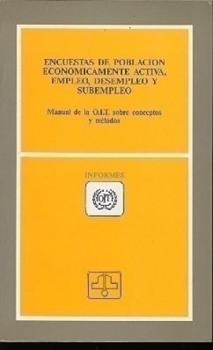 Cubierta de ENCUESTAS DE POBLACIÓN ECONÓMICAMENTE ACTIVA, EMPLEO, DESEMPLEO Y SUBEMPLEO
