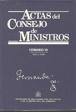 Cubierta de ACTAS DEL CONSEJO DE MINISTROS III