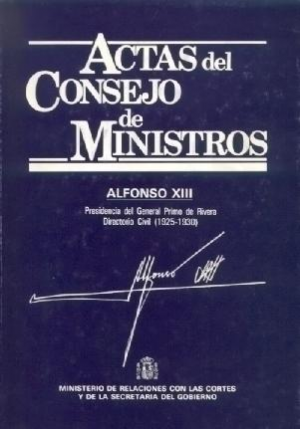 ACTAS DEL CONSEJO DE MINISTROS