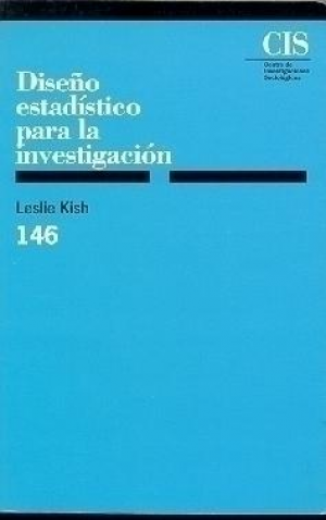 DISEÑO ESTADÍSTICO PARA LA INVESTIGACIÓN