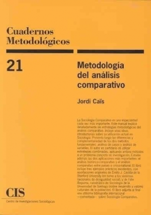 METODOLOGÍA DEL ANÁLISIS COMPARATIVO