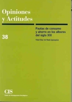 Cubierta de PAUTAS DE CONSUMO Y AHORRO EN LOS ALBORES DEL SIGLO XXI