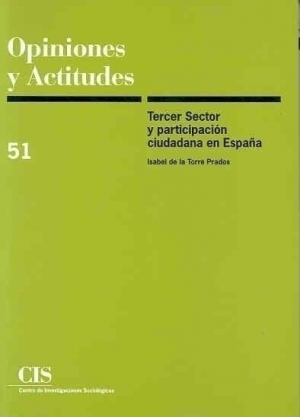 Cubierta de TERCER SECTOR Y PARTICIPACIÓN CIUDADANA EN ESPAÑA