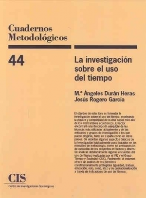 LA INVESTIGACIÓN SOBRE EL USO DEL TIEMPO