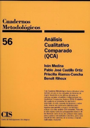 Cubierta de ANALISIS CUALITATIVO COMPARADO (QCA)