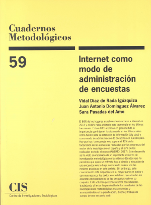 Cubierta de INTERNET COMO MODO DE ADMINISTRACIÓN DE ENCUESTAS