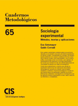 SOCIOLOGÍA EXPERIMENTAL. MÉTODOS, TEORÍAS Y APLICACIONES