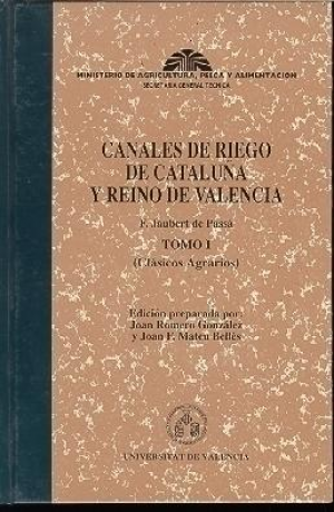 Cubierta de CANALES DE RIEGO DE CATALUÑA Y REINO DE VALENCIA