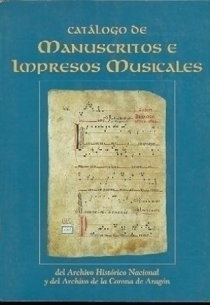 CATÁLOGO DE MANUSCRITOS E IMPRESOS MUSICALES