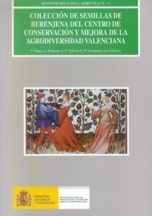 Cubierta de COLECCIÓN DE SEMILLAS DE BERENJENA DEL CENTRO DE CONSERVACIÓN Y MEJORA DE LA AGRODIVERSIDAD VALENCIANA