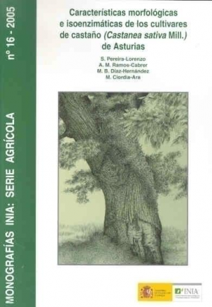 Cubierta de CARACTERÍSTICAS MORFOLÓGICAS E ISOENZIMÁTICAS DE LOS CULTIVARES DE CASTAÑO
