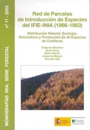 Cubierta de RED DE PARCELAS DE INTRODUCCIÓN DE ESPECIES DEL IFIE-INIA (1996-1983)