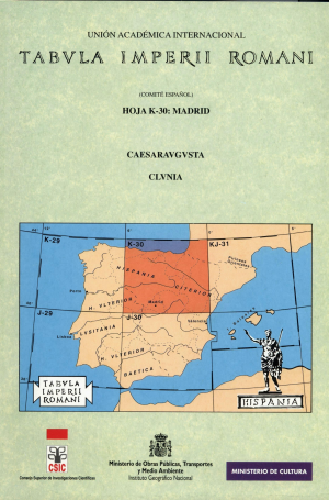 Cubierta de TABULA IMPERII ROMANI K-30 MADRID