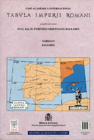 TABULA IMPERII ROMANI KJ-31 TARRACO-BALIARES (LIBRO CATALÁN)