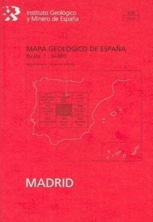 MAPA GEOLÓGICO DE ESPAÑA  MADRID (LIBRO + PLANO)