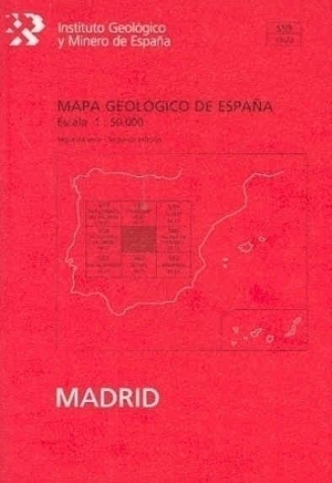 Cubierta de MAPA GEOLÓGICO DE ESPAÑA MADRID (LIBRO + PLANO)
