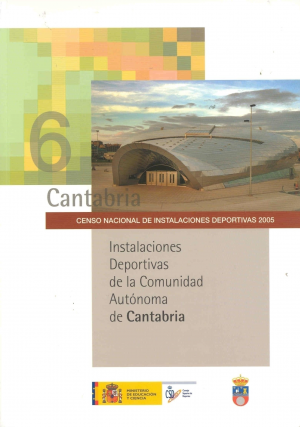 Cubierta de CENSO NACIONAL DE INSTALACIONES DEPORTIVAS 2005 Nº 6