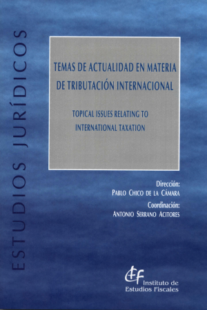 Cubierta de TEMAS DE ACTUALIDAD EN MATERIA DE TRIBUTACIÓN INTERNACIONAL