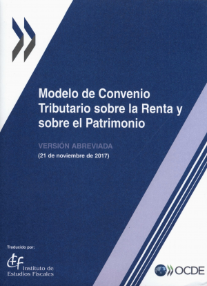 Cubierta de MODELO DE CONVENIO TRIBUTARIO SOBRE LA RENTA Y SOBRE EL PATRIMONIO