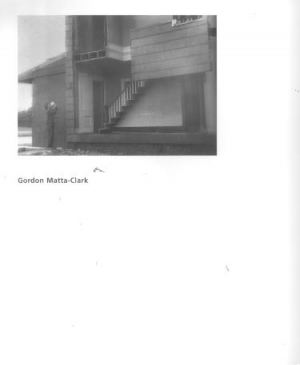 Cubierta de GORDON MATTA CLARK