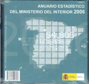 Cubierta de ANUARIO ESTADÍSTICO DEL MINISTERIO DEL INTERIOR 2006