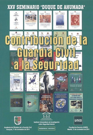 Cubierta de CONTRIBUCIÓN DE LA GUARDIA CIVIL A LA SEGURIDAD