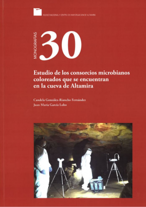 Cubierta de ESTUDIO DE LOS CONSORCIOS MICROBIANOS COLOREADOS QUE SE ENCUENTRAN EN LA CUEVA DE ALTAMIRA
