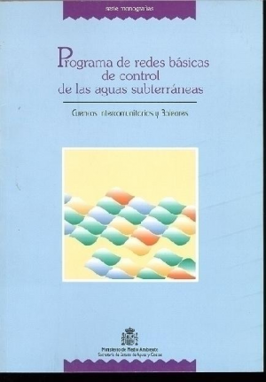 Cubierta de PROGRAMA DE REDES BÁSICAS DE CONTROL DE LAS AGUAS SUBTERRÁNEAS