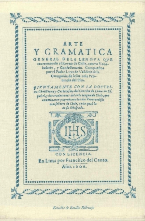 ARTE Y GRAMATICA GENERAL DE LA LENGUA