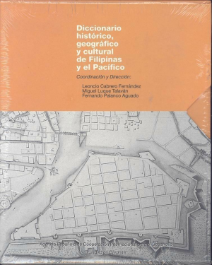 Cubierta de DICCIONARIO HISTÓRICO, GEOGRÁFICO Y CULTURAL DE FILIPINAS Y EL PACÍFICO