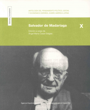 Cubierta de SALVADOR DE MADARIAGA